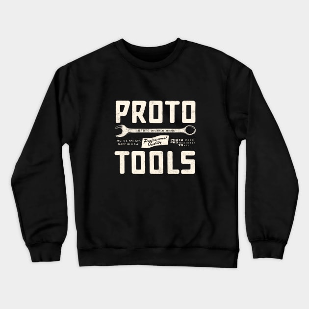 Proto Tools 2 by Buck Tee Crewneck Sweatshirt by Buck Tee